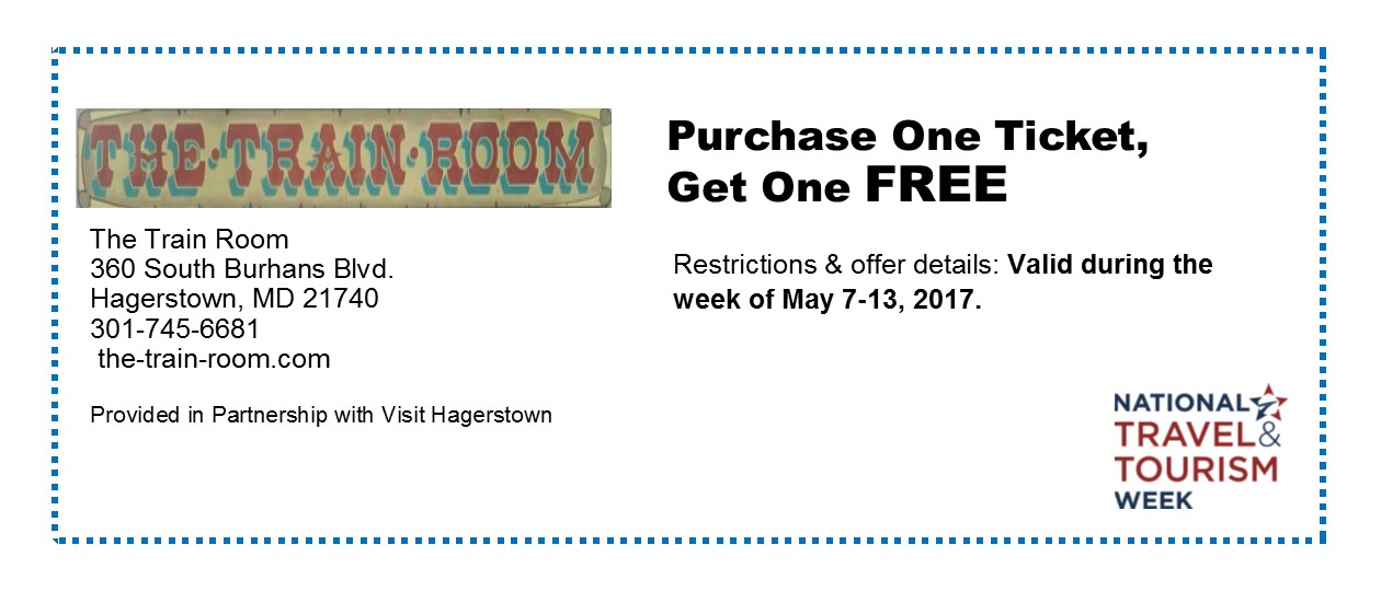 Hagerstown Tourism Offers - The Train Room